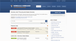 Desktop Screenshot of honolulujobboard.com